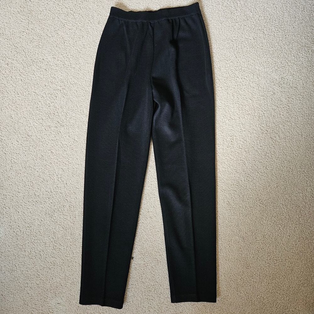 Vintage Essential Elements Wool Black Blend Pants Medium